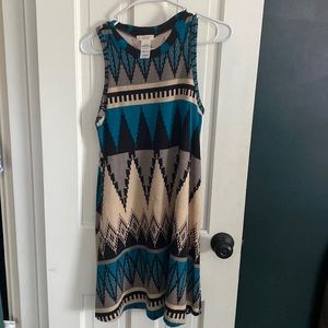 Sleeveless, knit dress. Size Small.